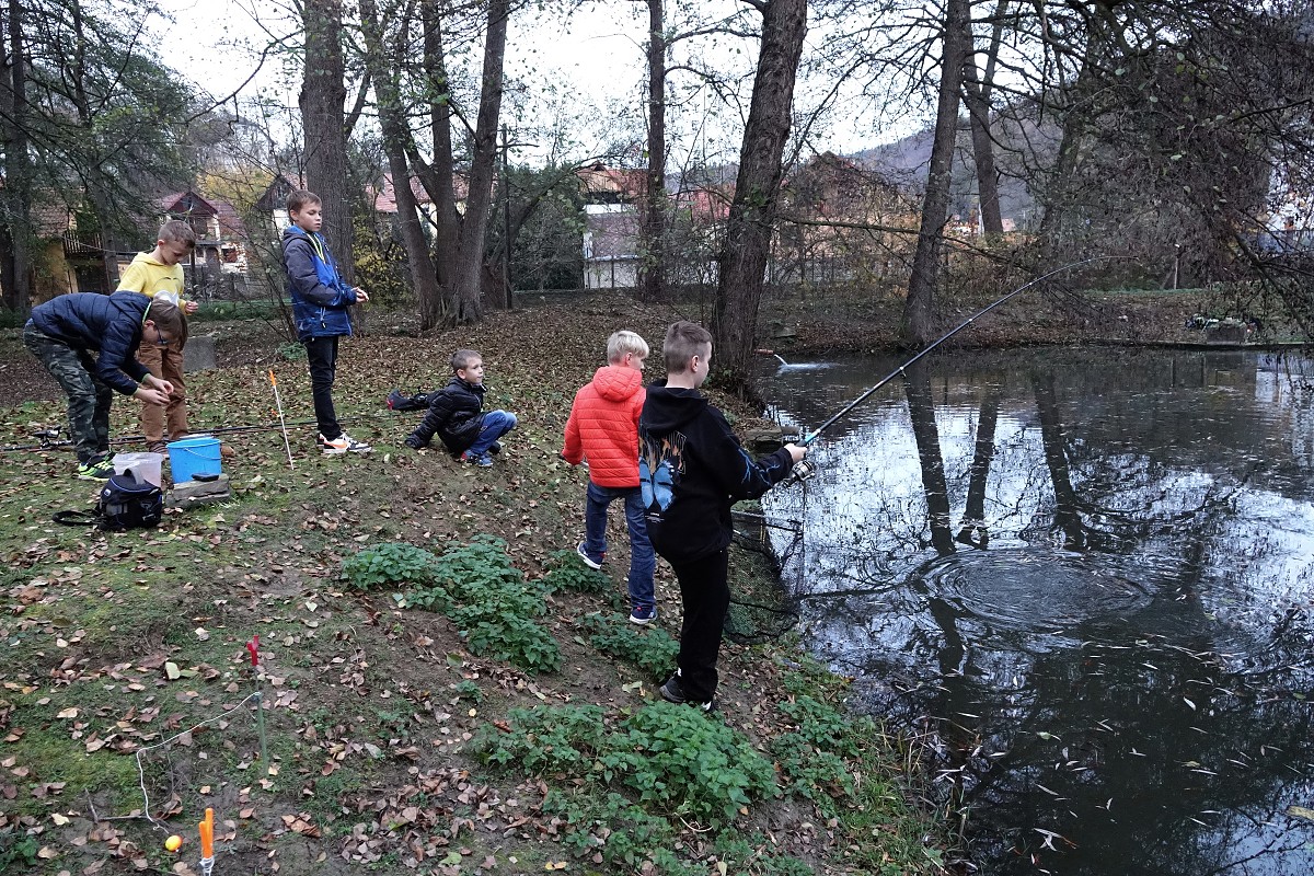 Rybářský kroužek u vody /1. 11. 2022/