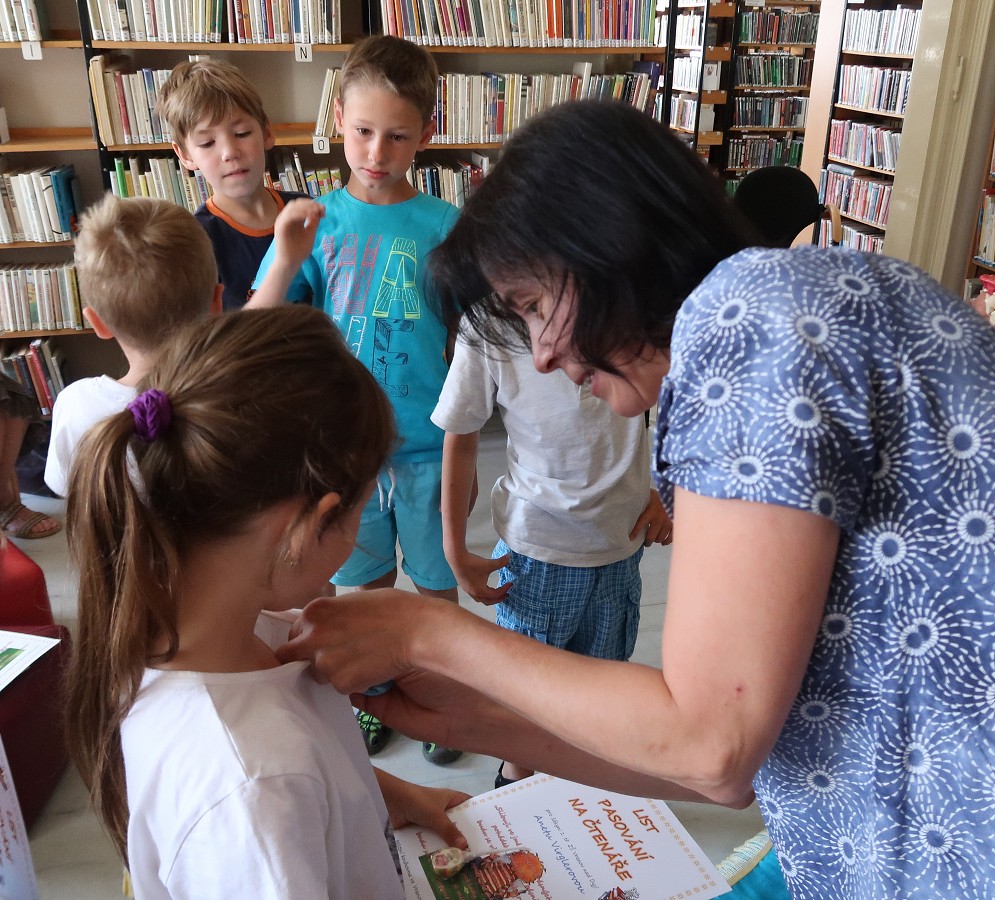 Pasování na čtenáře /24. 6. 2019/