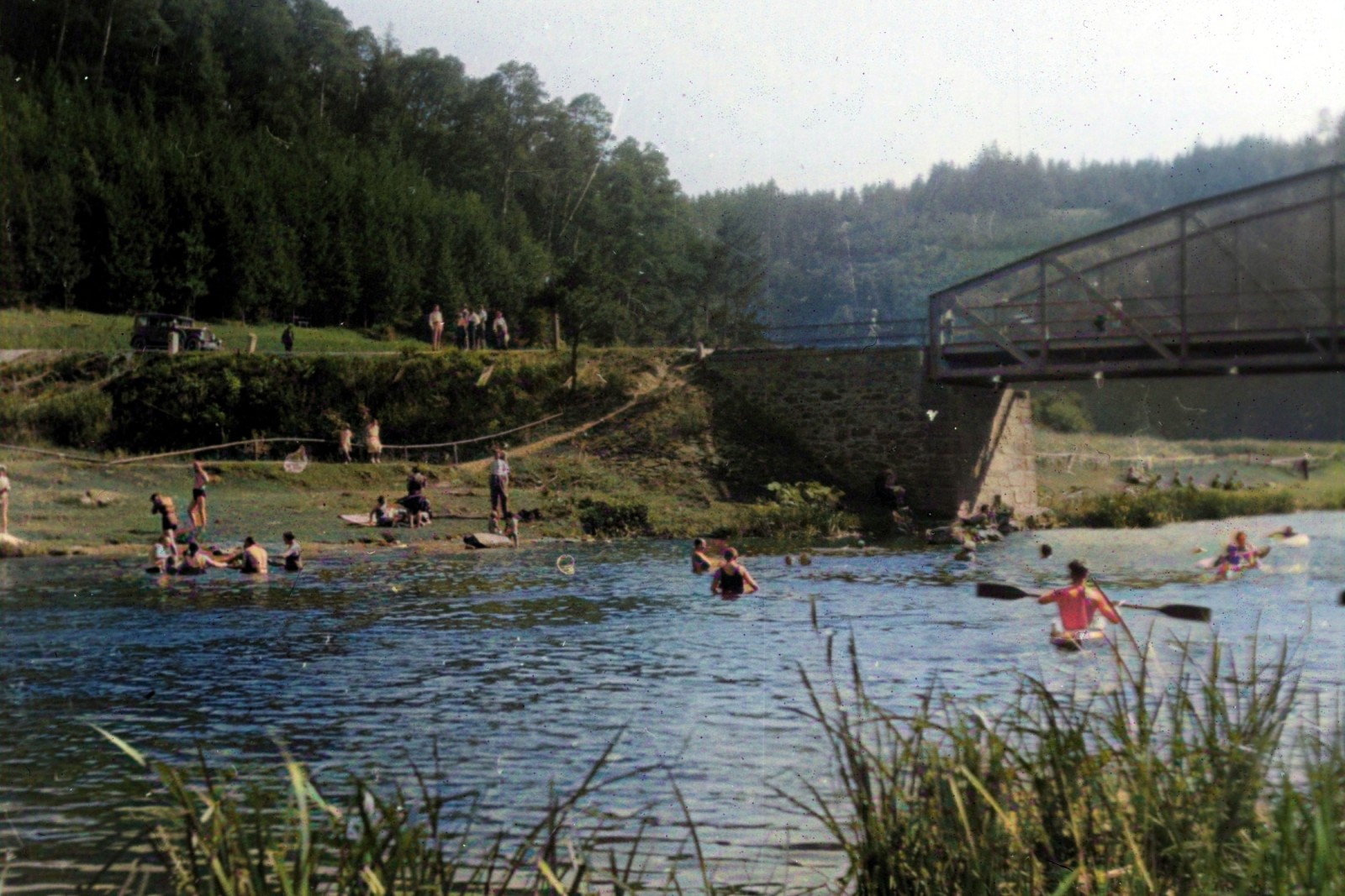 Barevná procházka údolím Dyje před 100 lety