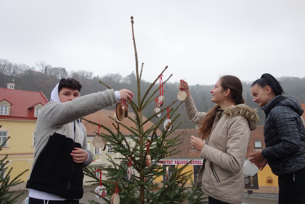 Zdobení vánočních stromků 26. 11. 2021