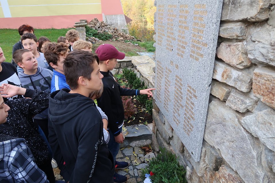 Uctění památky obětí 1. a 2. sv. války  (25. 10. 2019)