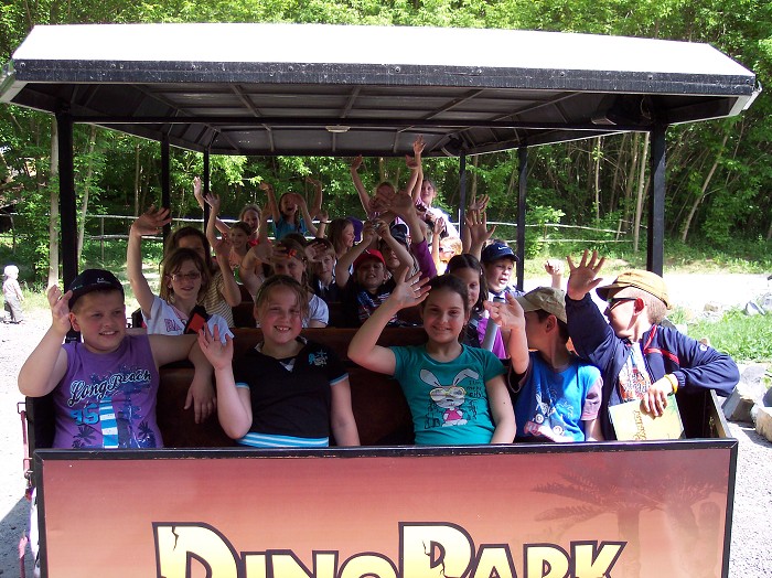 Školní výlet -  Zoopark a Dinopark Vyškov (22.5.2012)