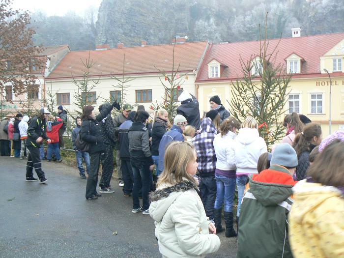 Zdobení vánočních stromků (25.11.2011)