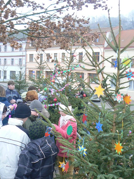 Zdobení vánočních stromků (25.11.2011)