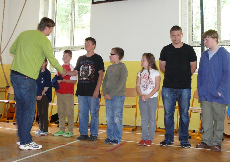 Slavnostní zakončení šk.roku (27.6.2013)