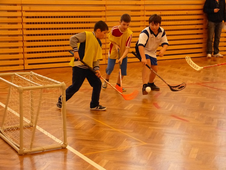 Florbal v Blížkovicích (4. února 2014)