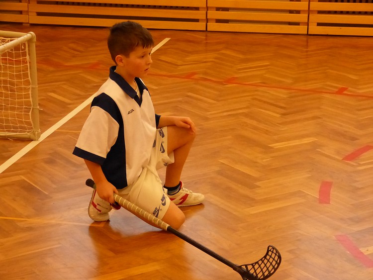 Florbal v Blížkovicích (4. února 2014)