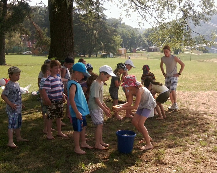 Výlet prvňáčků na pláž Vranovské přehry (18. června 2014)