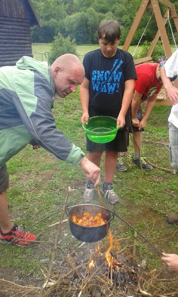 Výlet žáků 8. ročníku na Koberův mlýn (5. - 6. června 2014)