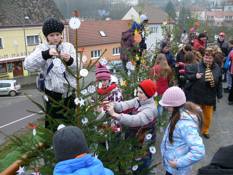 Zdobení vánočního stromu (28.11.2014)