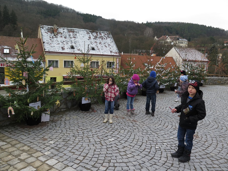 Zdobení vánočních stromků (27.11.2015)