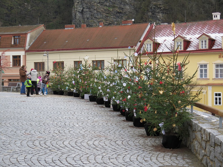 Zdobení vánočních stromků (27.11.2015)